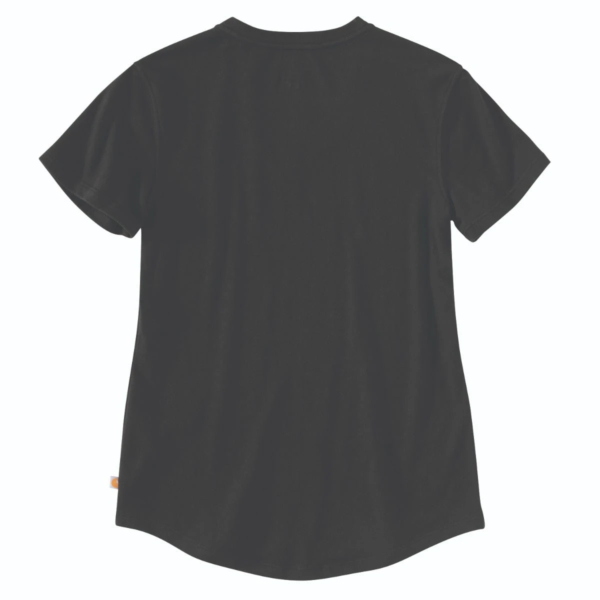 Carhartt Shirts: Women's 104406 N04 Black Relaxed Fit V Neck Short Sleeve T-Shirt