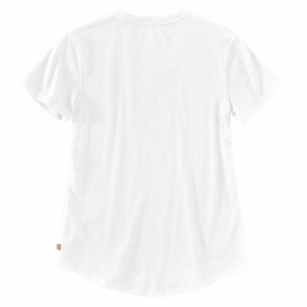 Carhartt Shirts: Women's 104406 WHT White Relaxed Fit V Neck Short Sleeve T-Shirt - Image 2