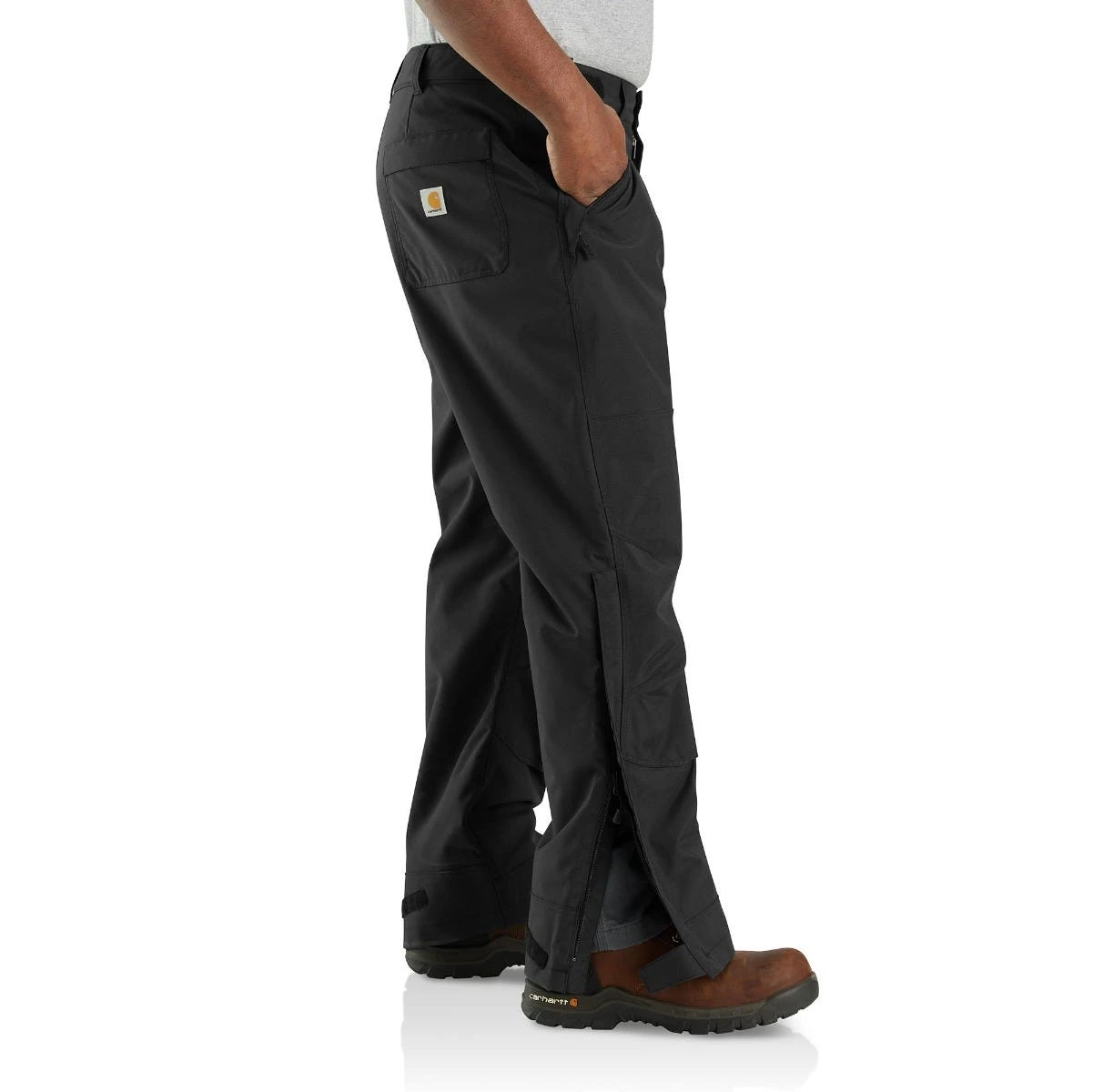 Carhartt Pants: Men's 104675 BLK Black Storm Defender Relaxed Fit Midweight Pant - Image 3
