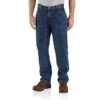 Carhartt Jeans: Men's 104944 H45 Canal Loose Fit Double Front Utility Logger Work Jean