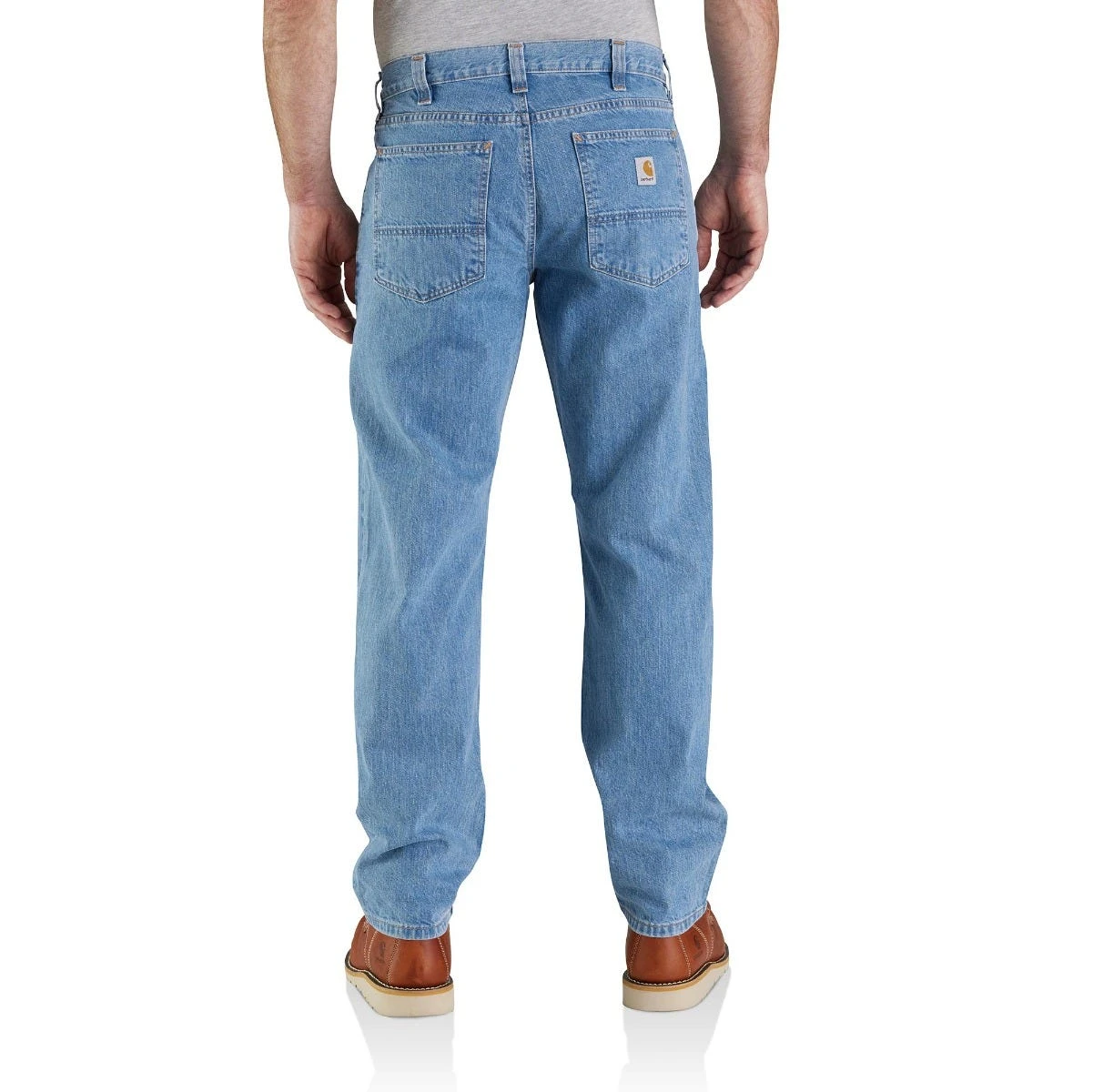 Carhartt Jeans: Men's 105119 H83 Cove Relaxed Fit 5 Pocket Work Jean - Image 2