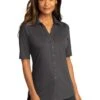 Port Authority Shirts: Women's LK682 GPH Graphite City Stretch Top