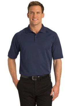 Port Authority Shirts: Men's K525 NVY Navy Dry Zone Ottoman Polo