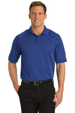 Port Authority Shirts: Men's TLK525 Royal Tall Dry Zone Ottoman Polo