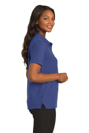 Port Authority Shirts: Women's Cotton Blend Polo Shirt L500 MTB - Image 3