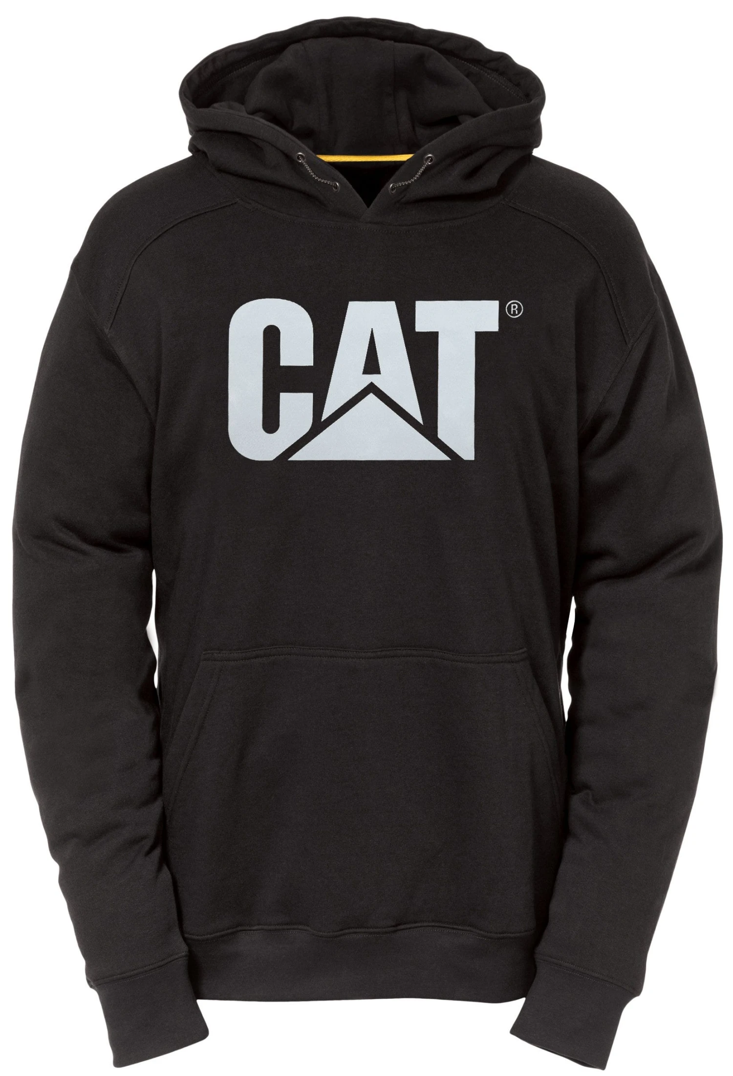 CAT Apparel Sweatshirt: Men's 1910092 16 Black Water Resistant Hooded Sweatshirt