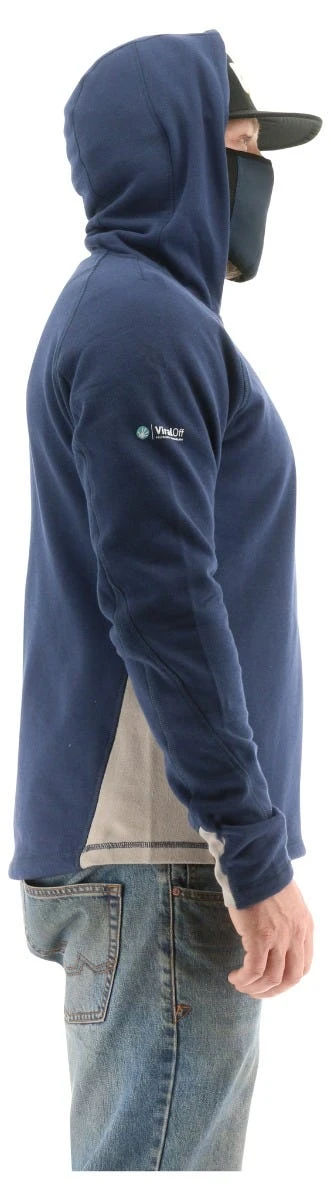 CAT Apparel: Men's 2910489 10118 Detroit Blue Viraloff Hooded Sweatshirt - Image 2