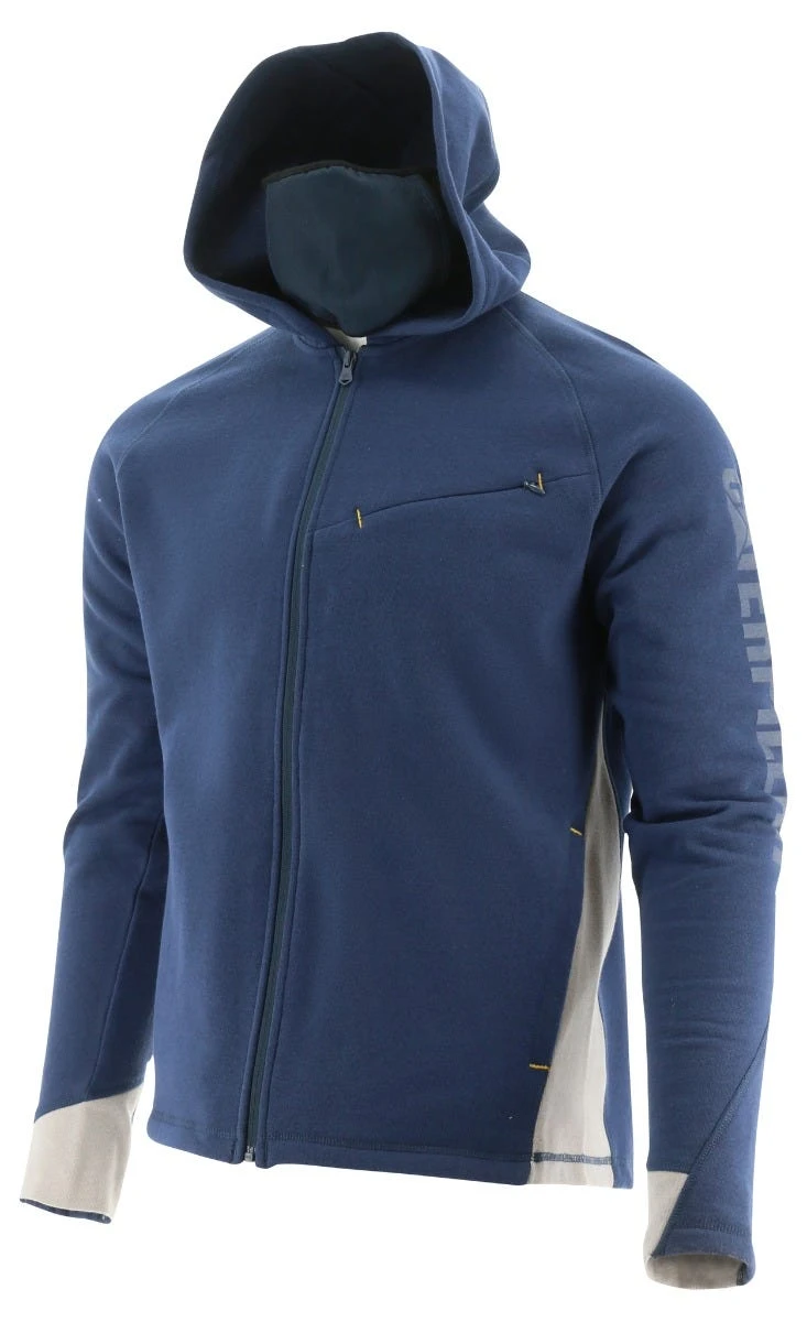 CAT Apparel: Men's 2910489 10118 Detroit Blue Viraloff Hooded Sweatshirt - Image 4