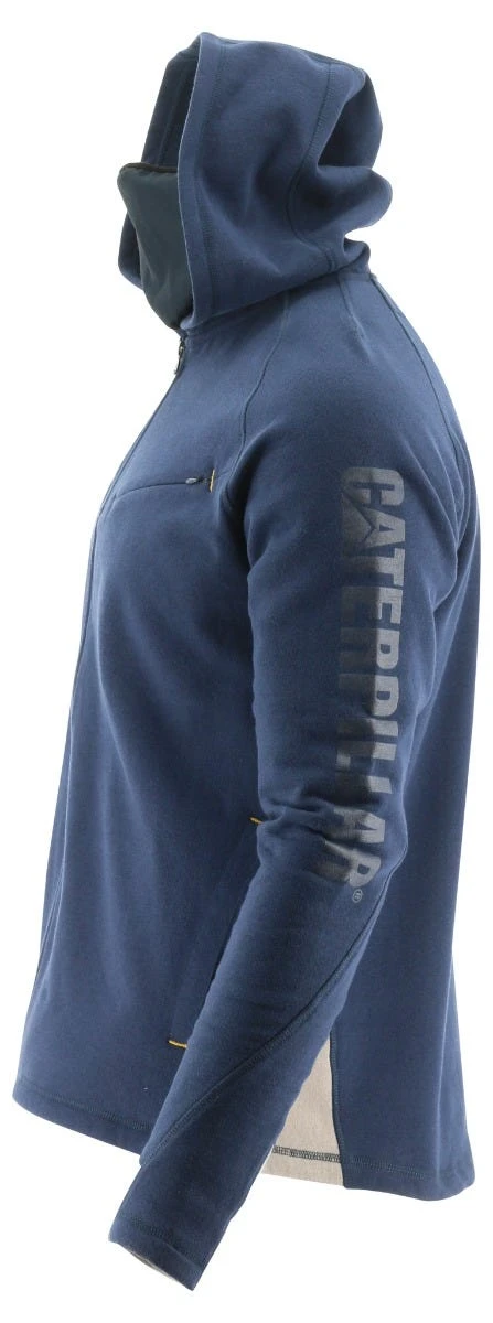 CAT Apparel: Men's 2910489 10118 Detroit Blue Viraloff Hooded Sweatshirt - Image 6