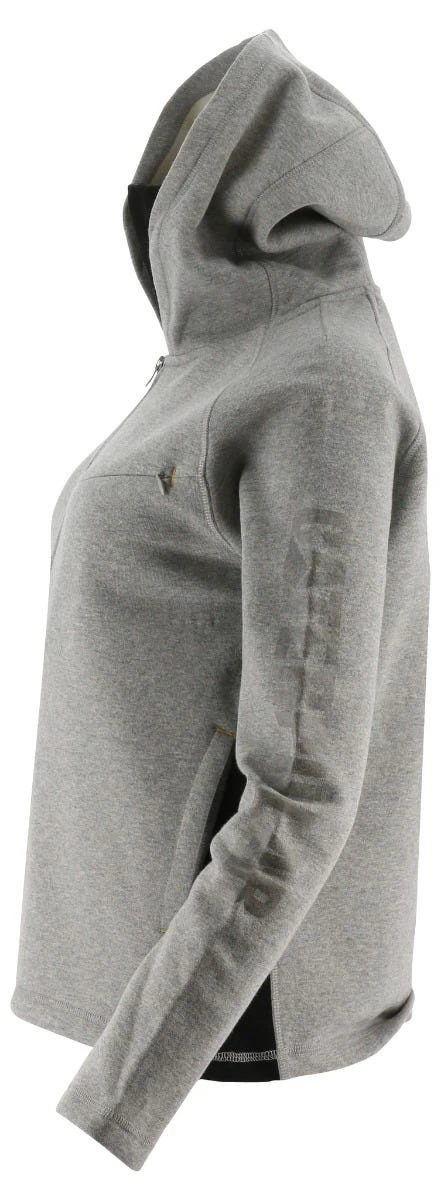 CAT Apparel: Women's 2910490 10122 Heather Grey Viraloff Hooded Sweatshirt - Image 2