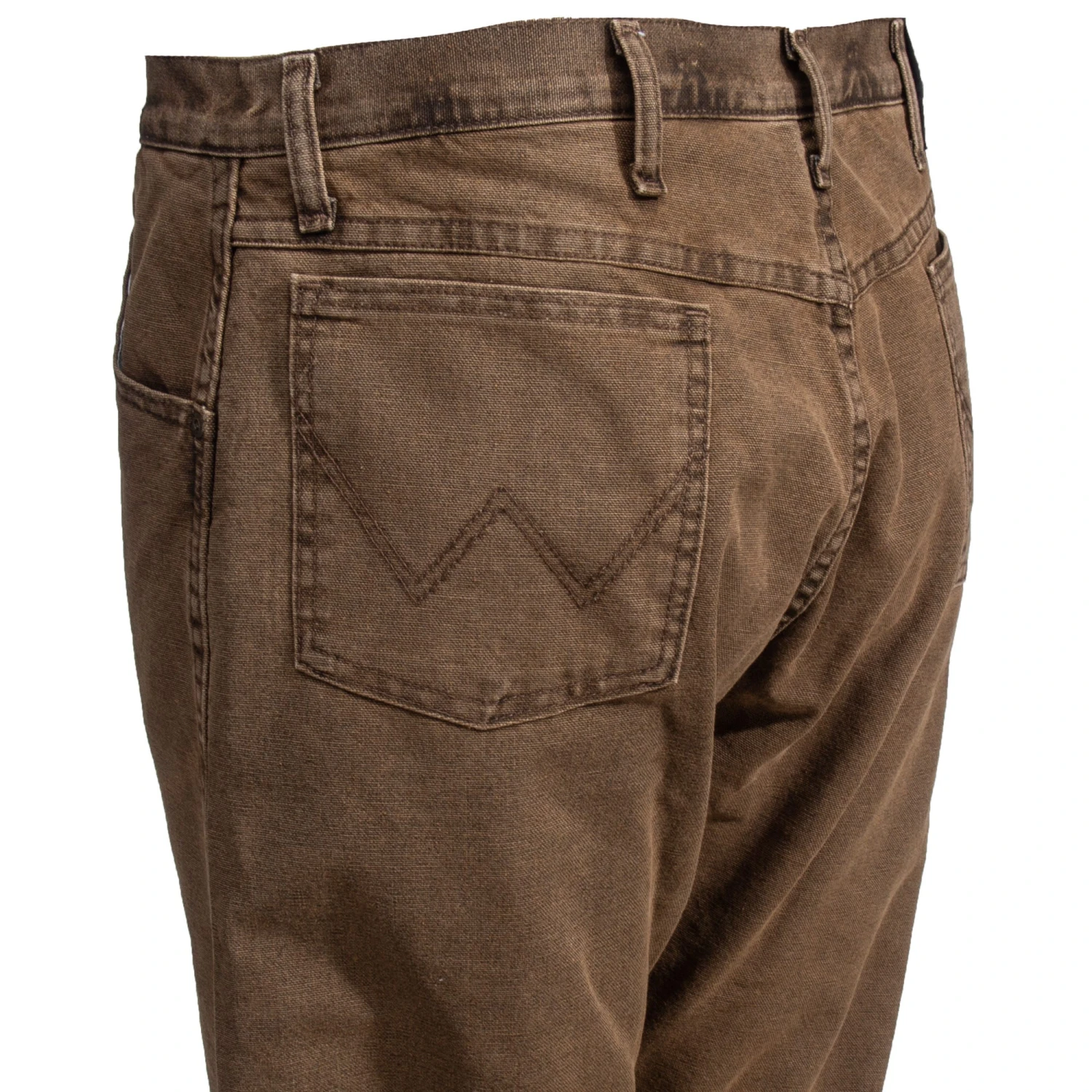 Wrangler Jeans: Men's Rugged Wear 33213 NB Thinsulate Lined Brown Jeans - Image 4