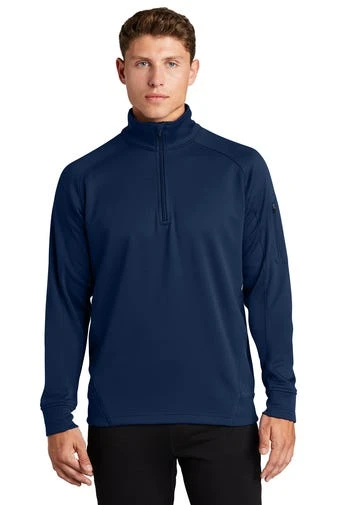 Sport-Tek Sweatshirts: Men's F247 NVY True Navy Tech Fleece 1/4-Zip Pullover
