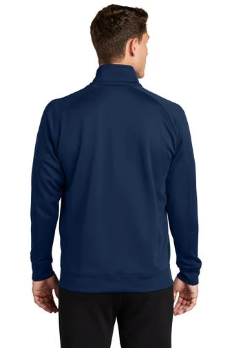Sport-Tek Sweatshirts: Men's F247 NVY True Navy Tech Fleece 1/4-Zip Pullover - Image 4