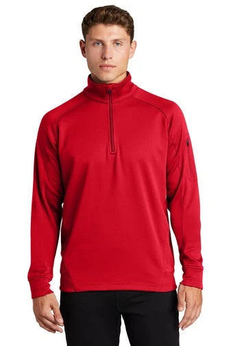 Sport-Tek Sweatshirts: Men's F247 RED True Red Tech Fleece 1/4-Zip Pullover