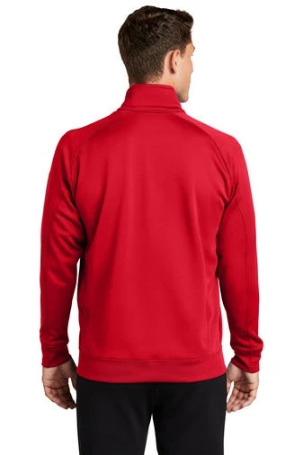 Sport-Tek Sweatshirts: Men's F247 RED True Red Tech Fleece 1/4-Zip Pullover - Image 4