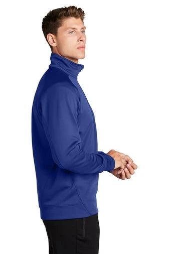 Sport-Tek Sweatshirts: Men's F247 RYL True Royal Tech Fleece 1/4-Zip Pullover - Image 2
