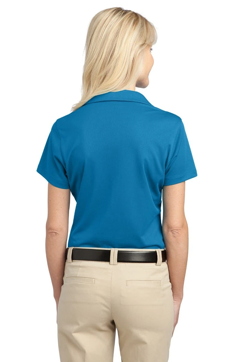 Port Authority Shirts: Women's L527 VB Vivid Blue Ladies Tech Pique Polo - Image 3