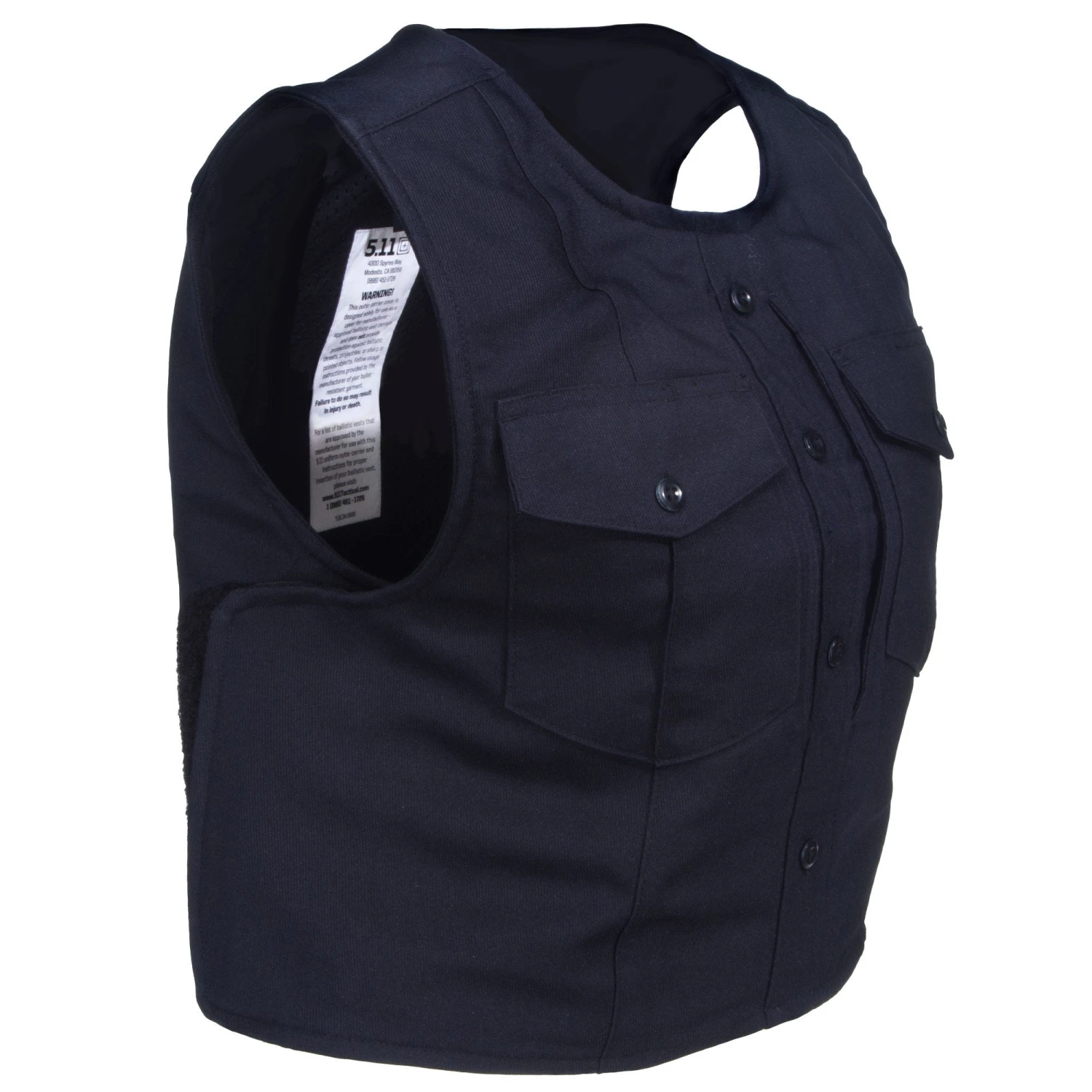 5.11 Tactical Shirts: Women's Class B Uniform Outer Carrier 49031 750 Midnight Navy Shirt - Image 5