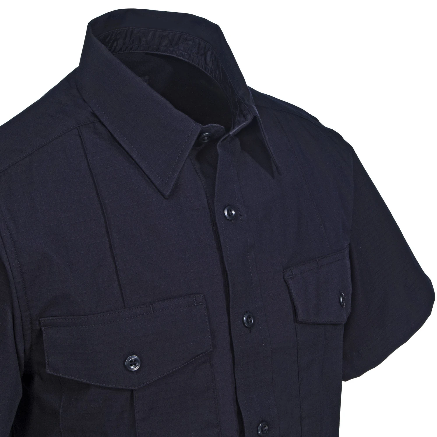 5.11 Tactical Shirts: Men's 71037 750 Midnight Navy Class A FlexTac Stryke Short Sleeve Shirt