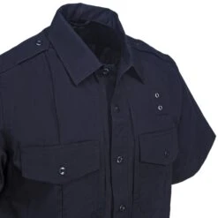 5.11 Tactical Shirts: Men's 71168 750 Midnight Navy Class B PDU Taclite Button Down Short Sleeve Shirt
