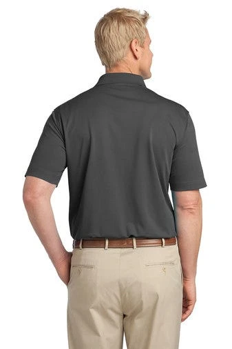 Port Authority Shirts: Men's TLK527 GS Grey Smoke Tall Tech Pique Polo - Image 4