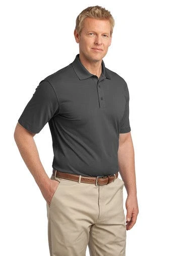 Port Authority Shirts: Men's TLK527 GS Grey Smoke Tall Tech Pique Polo - Image 2