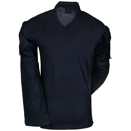 5.11 Tactical 5.11 Shirts: Men's Navy Blue 72194 724 Rapid Assault Knit Tactical Shirt - Image 4