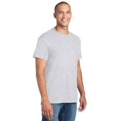 Gildan Shirt: Men's 8000 Ash DryBlend 50 Cotton/50 Poly T-Shirt