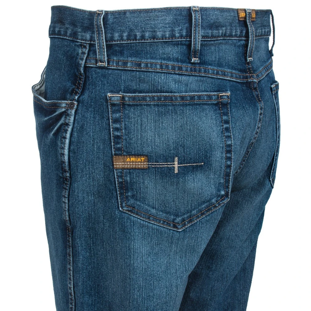 Ariat Rebar Jeans: Men's 10016221 Carabine M4 Boot Cut Lowrise Jeans - Image 3