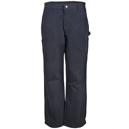 Carhartt Pants: Men's B11 BLK Black Cotton Duck Dungaree Pants - Image 2