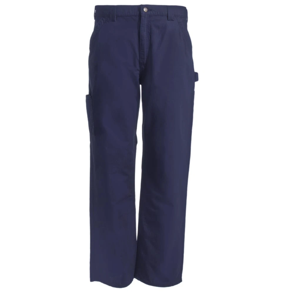 Carhartt Pants: Men's B151 NVY Navy Loose Fit Canvas Work Utility Pants - Image 2