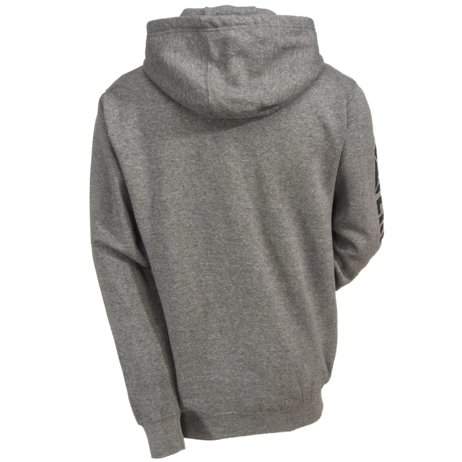 CAT Apparel Sweatshirts: Men's 1910709 004 Grey Hooded Trademark Banner Sweatshirt