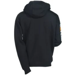Caterpillar Sweatshirts: Men's 1910709 016 Black Hooded Trademark Banner Sweatshirt