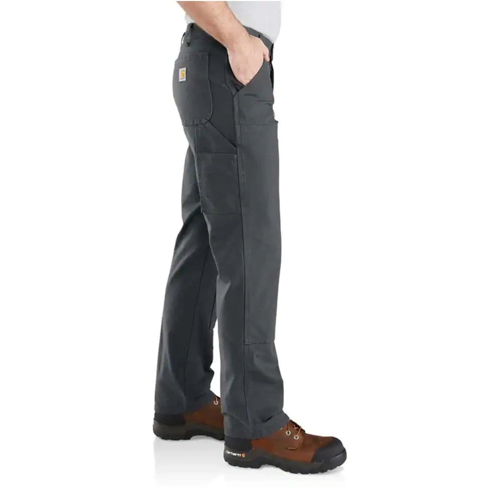Carhartt Pants: Men's 103334 029 Shadow Rugged Flex Relaxed Fit Duck Double-Front Utility Work Pant - Image 3