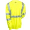 Ergodyne Shirts: Men's 8391 LM High Visibility Lime Class 3 Long Sleeve Tee Shirt