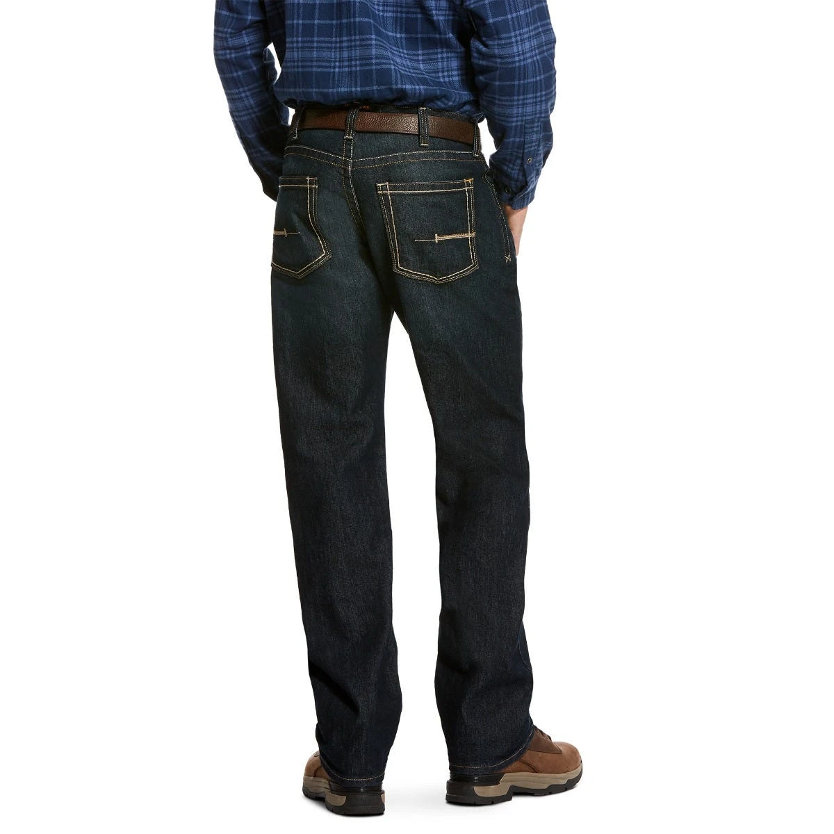 Ariat Rebar Jeans: Men's 10028691 Rebar M5 Slim DuraStretch Fashion Stackable Straight Leg Jean - Image 2