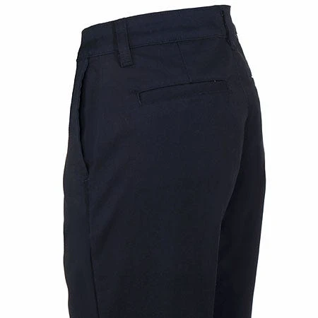 Dickies Pants: Women's FP121 BK Black Flat Front Stretch Twill Pants - Image 3