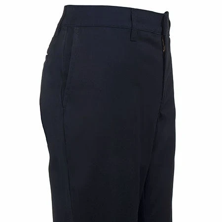 Dickies Pants: Women's FP121 BK Black Flat Front Stretch Twill Pants - Image 4