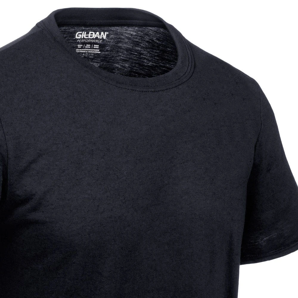 Gildan Shirts: Men's 42000 BLK Black Core Performance Jersey Knit Tee Shirt - Image 2