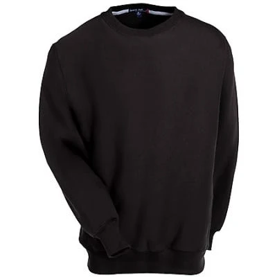 Sport-Tek Sweatshirts: Men's Black F280 BLK Heavyweight Crewneck Sweatshirt