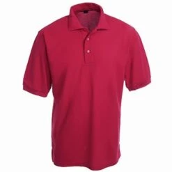 Port Authority Shirts: Men's Red Silk Touch Polo Shirt K500 RED