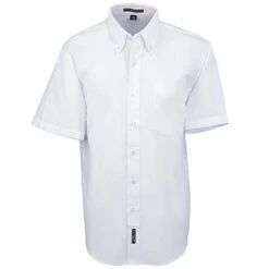 Port Authority Shirts: Men's White Short Sleeve Shirt S508 WHT