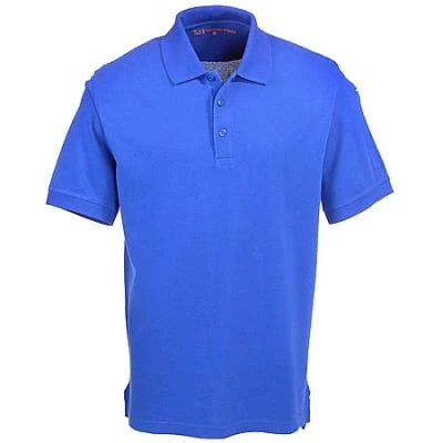 5.11 Tactical Shirts: Men's 41060 692 Blue Cotton Pique Polo Shirt