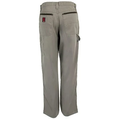 Wrangler Riggs Jeans: Men's Dark Khaki 3W020 DK Cotton Ripstop Carpenter Jeans - Image 2