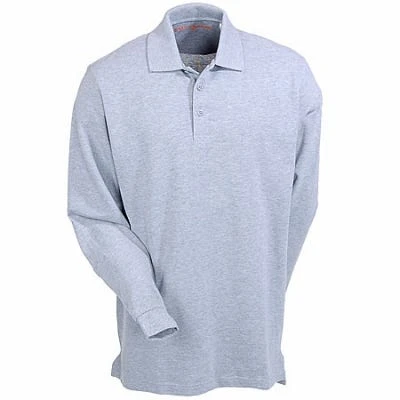 5.11 Tactical Shirts: Heather Grey Cotton Polo Shirt 42056 016 - Image 4
