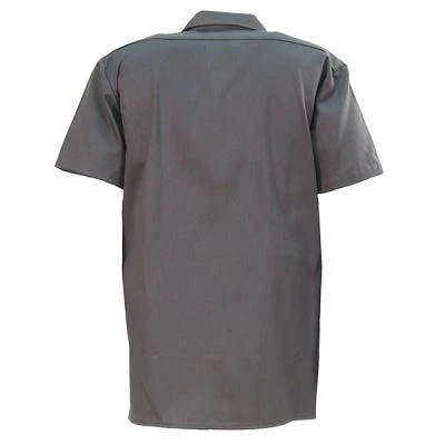 Dickies Shirts: Men's 1574 CH Charcoal Twill Short Sleeve Work Shirt