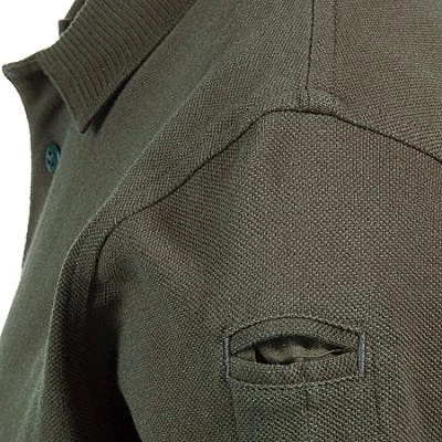 5.11 Tactical Shirts: Long Sleeve Green Polo Shirt 42056 860 - Image 2