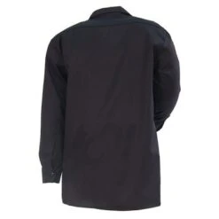 Dickies Shirts: Men's Black 574 BK Twill Long Sleeve Work Shirt