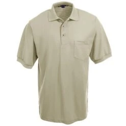 Port Authority Shirts: Men's Stone Cotton Blend Polo Shirt K500P STN
