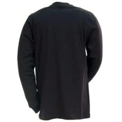 Carhartt Shirts: Men's Black K128 BLK Long Sleeve Workwear Henley Shirt